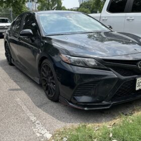 Black Toyota Camry at Texas