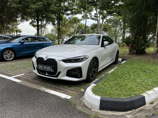 BMW 420i White front view